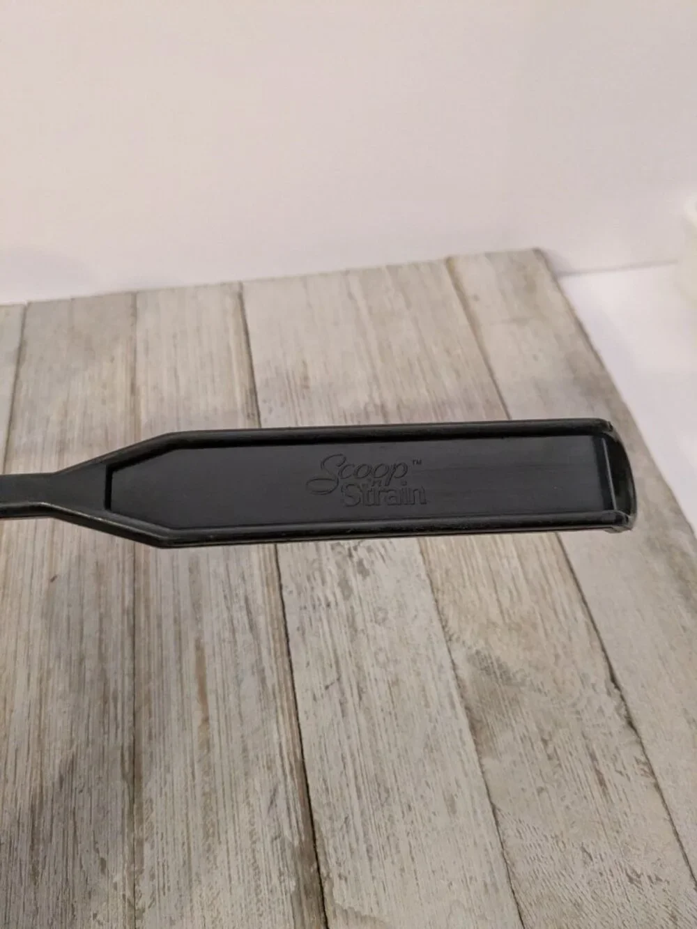 Scoop N Strain Black Kitchen #1 Utensil For Cooking & Straining Ladle